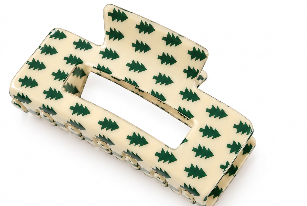 Oh Christmas Tree Claw Clip